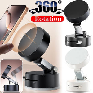 Giá đỡ điện thoại trong xe ô tô xoay 360 ° có thể điều chỉnh hấp phụ chân không từ tính gắn xe mới hai mặt Khung điều hướng ổn định