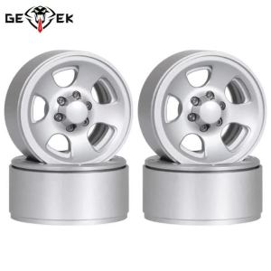 4PCS Metal Retro 5 Spokes 1.9" Beadlock Wheels Rim 55x26mm for 1/10 RC Crawler TRX4 SCX10 Capra RR10 Wraith Redcat GRN8