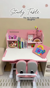Study Table For Kids Adjust Table Set Ergonomic Chair Table And Chair For Kids Big Study Table&Chair