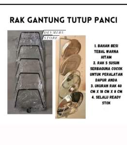 Rak Tutup panci kuat sangat kokoh