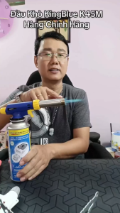 Đầu khò Kingblue K45M có chỉnh oxy và đảo lửa tốt - Hàng chính hãng
