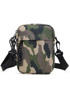 Tas Persegi Mini Kamuflase untuk Pria dengan Selempang Slingbag