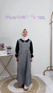 CARLINA GAMIS ANAK PEREMPUAN KIMORA DAILY AYANA KOTAK DRESS MAXY KIDS