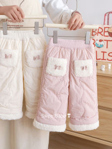 Thermal Insulated Winter Pants for Girls Straight Legged