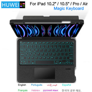 HUWEI Magic Keyboard For ipad 10th Gen 2022 funda iPad pro 11 2021 iPad 9th/8/7 generation Air 5 Air 4 Pro 12.9 6th 5th 4th case