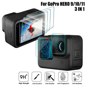 Cho GoPro Hero 9/10/11 Camera hành động màng bảo vệ kính cường lực bộ phim