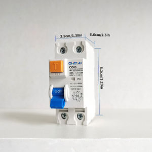 CHOSO AC ELCB MCB RCCB RCBO 2P 4P  25A 32A 40A 63A Residual Current Operated Circuit Breaker Leakage Protection With CE qualification certificate