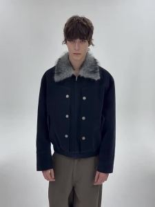 WLNEXT | Áo Khoác Da Elegance Phong Cách Retro Mỹ