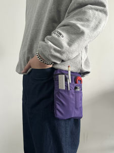 Supertofu Nylon Crossbody Bag Lightweight Large Capacity Tote Style Casual Youth Suitable Weaving Element Pure Color Pattern