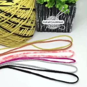 ไหมลินลี่ ไหมลิลลี่ // ขนาด 100 กรัม // ไหมพรมเส้นแบน ไหมพรมราคาถูก ไหมพรมถักเสื้อ ไหมพรมถักบิกินี่ ถักเสื้อ ถักผ้าพันคอ เข็มโครเชต์