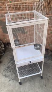 Pawblic 🕊️ กรงนก กรงนกขนาดใหญ่ กรงชูการ์ กระกระรอก กรงอะคริลิค ผลิตจากเหล็กหนาและแผ่นอะครีลิคใส เหมาะสำหรับนกทุกขนาด