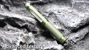 Asafee B602 400LM Red Laser 11 Modes 14500/AA Pen Flashlight for Work & Repair