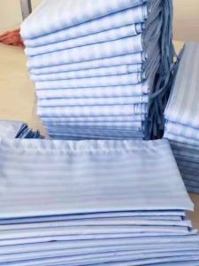 Bộ Ba Món Chăn Ga Gối Dày Dặn Chống Khuẩn Cho Bệnh Viện Nhà Dưỡng Lão Phòng Vệ Sinh Chất Liệu Polyester Thẳng Không Dùng Một Lần