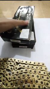 Rantai Gold Rantai Motor Akai Racing 428H-130L Universal Semua Motor