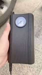 รถยนต์ ปั๊มยาง 120W กําลังไฟ เครื่องชาร์จคู่ 5 วินาที ปั๊มแบบพกพา ระบบเหมาะสมสำหรับการเติมลม