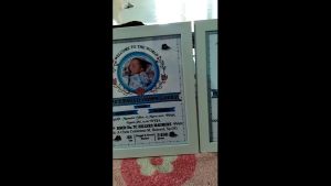 Bingkai Biodata Baby Bio Murah 10r 20x25 cm Plus Bingkai Putih Tema Minimalis COD