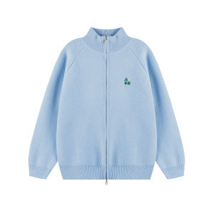 OWOX | Áo Cardigan Dệt Kim Đa Năng Cổ Đứng Có Kéo Mùa Thu Đông