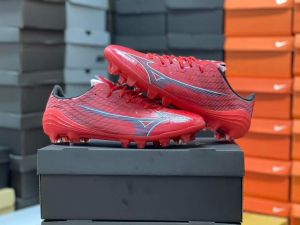 รองเท้าสตั๊ด ฟุตบอล อัลฟ่า Mizuno Alpha งาน Top Japan พร้อมกล่องถุงผ้าดันตรงรองเท้าใส่ไม่พอดีเปลี่ยนไซส์ได้