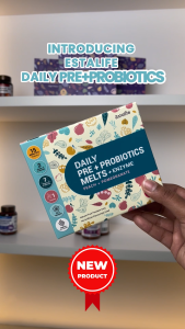 [New] Estalife Daily Pre+Probiotics Melts | 15 Billion CFU + Inulin + Bromelain | 14 Sachets | 肠道保健