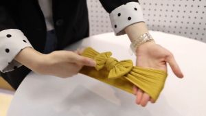 Payoe 3Pcs Bandana Pita Bayi Lucu Newborn Ikat Kepala Bayi Anak Perempuan