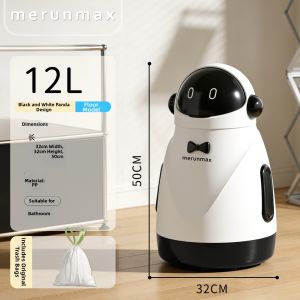 Clear Fruit | Smart Sensor Large Capacity Movable Trash Can