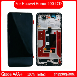 6.7" New ELI-NX9 LCD For Huawei Honor 200 LCD ELI-AN00 Display Screen Touch Digitizer Assembly with frame for honor200 Display