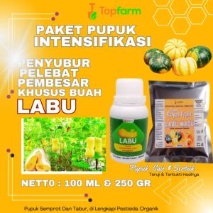 Pupuk Booster Labu Kuning & Pupuk Pelebat Buah Labu