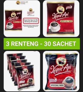KOPI KAPAL API SPESIAL MIX 3 RENTENG - 30 SACHET