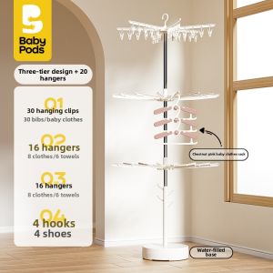 baby pods | Baby Clothing Hanger Indoor Balcony Use