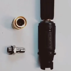 2pcs Konektor Adaptor Kopling Cepat Pistol Air Bertekanan Tinggi  1/4 Male M14X1.5 Female Untuk Pencuci Bertekanan