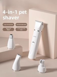 AUX Pet Grooming Trimmer: Silent Rechargeable Electric Hair Clipper for Dogs and Cats