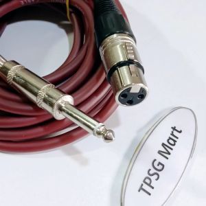 Dây Micro Karaoke dài 5m / Chuẩn Canon Cái ra 6 Ly Mono