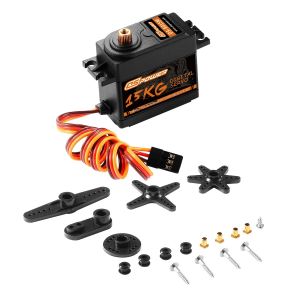 DSPOWER 6g 21g 2kg 6kg 9kg 15kg Digital Servo Motor Metal Plastic Gear for 1/8 1/10 1/14 1/16 1/24 RC Car Crawler Plane WPL MN
