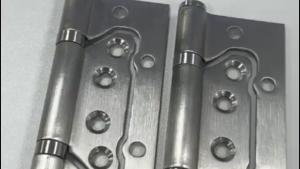 （Fast Delivery）（1Pair）304 Stainless Butterfly Door Hinges Silver/Black 4*3*2.5 Cabinet Door Hinges