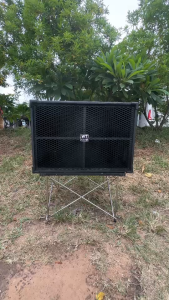 ตู้เบสแผ่นดินไหว 15 นิ้ว (ตู้เปล่า) งานไม้ปาติเกิ้ลหนา15มิล งานตัดด้วยเครื่องCNC