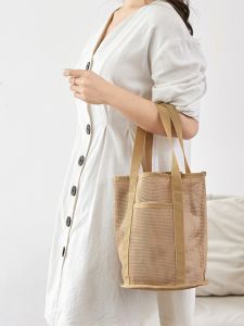 Large Capacity Travel Swimming Fitness Drying Outdoor Beach Toiletry Bag Storage Net Bag for Men And Women Washing Organizer