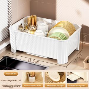 MEIZHUFU | Dustproof Kitchen Utensil Storage Rack