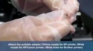 Cleaning Solution Inkjet 100ml with Syringe for CISS Inkjet Printers Dye Inks / Pigment Ink / Sublimation Ink