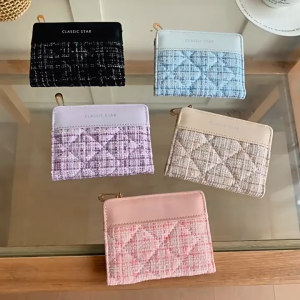 Women Mini Wallet Vintage PU Coin Card Purse Fashion Spacious Dompet Wanita 女生钱包