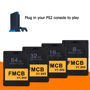 Free McBoot v1.966 8MB/16MB/32MB/64MB Memory Card for Son/y PS2 FMCB Saver