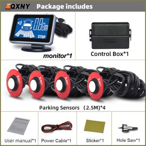 Car 16mm Parking Sensor Backup Radar Plane 4 Rear Parktron for Bumper Adjustable Depth To Assist Bumper Distance Sys.