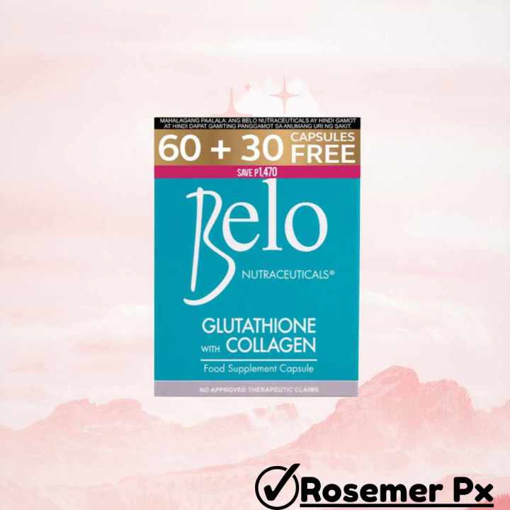 Belo Glutathione with Collagen (60+30capsules) | Lazada PH