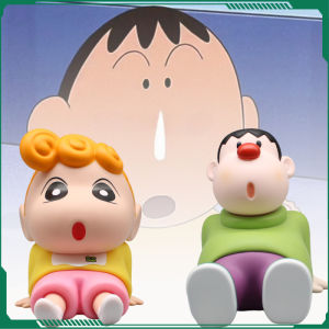 ♥ SFREE Shipping ♥ Doraemon Fat Tiger Anime Figure Gouta Takeshi Big G Figurine Model Action Figure Lazy Cell Phone Holder Model Toys Gifts