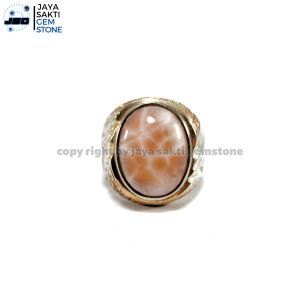 Natural Batu Akik Thomsonite Tumpang Hanoman TH11