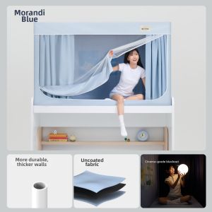 BENWU | Lightproof & Mosquito-Repellent Integrated Curtain No Installation Bracket
