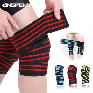 Professional Wrap Knee Pads Squats Compression Straps Exercises Fitness Strength Lifts Knee Braces Weight Lifting