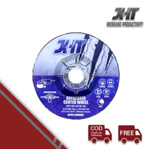 JHT Batu Grinda Poles 4\\\"x6mm Depressed Center Wheel 100x6x16mm Mata Gerinda Las Satuan