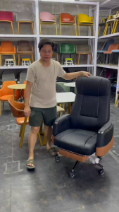 Yali Home Executive Boss Chair Office Chair High-end Ergonomic Reclining Chair with Footrest