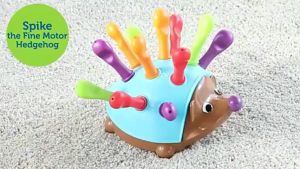Hedgehog toy early development Montessori sensory learning color number classification puzzle early education toys for kids baby #2150
