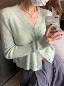 HUOLISI | Sun Protection Lightweight Ice Silk Knitted Top